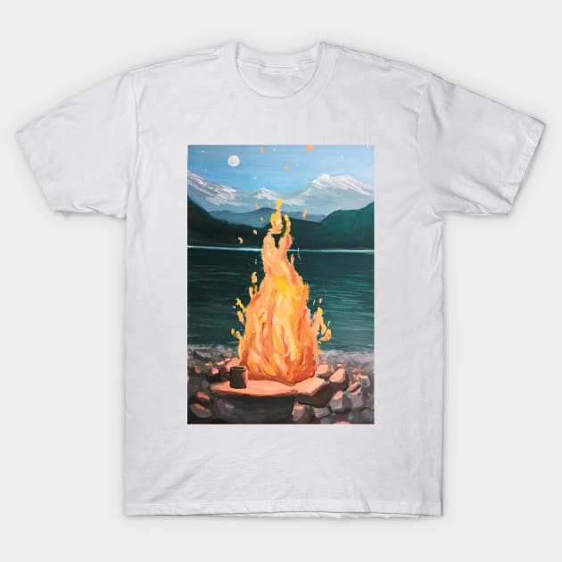 cozy campfire T-Shirt by emmawtj